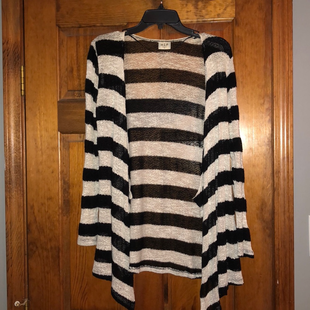 Striped cardigan